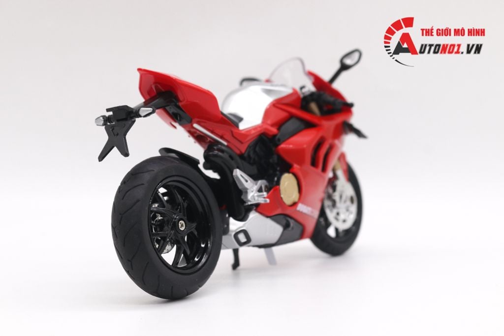 MÔ HÌNH DUCATI V4S RED 1:12 HUAYI ALLOY 7825