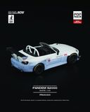  Mô hình Xe Pandem S2000 White New Tooling tỉ lệ 1:64 Poprace PR640300 