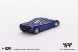  Mô hình xe ô tô McLaren F1 Cobalt Blue tỉ lệ 1:64 MiniGT MGT00629-CH 