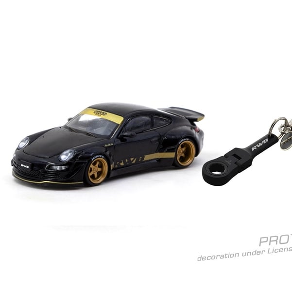  Mô hình xe OSK Tools x RWB x Tarmac Works Bundle Set tỉ lệ 1:64 Tarmac Works T64-TL057-BK-Bundle 