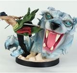  Mô hình nhân vật One Piece Zoro Gk & Hổ Trắng Resin 23cm FG107 