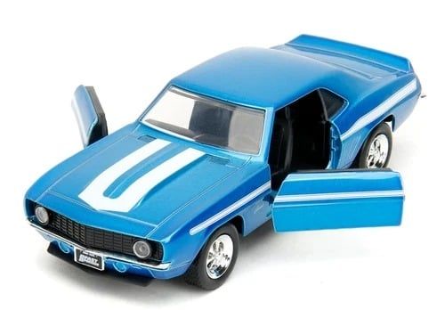  Mô hình xe Chevrolet Camaro 1969 Blue Fast & Furious tỉ lệ 1:32 Jada 24075 