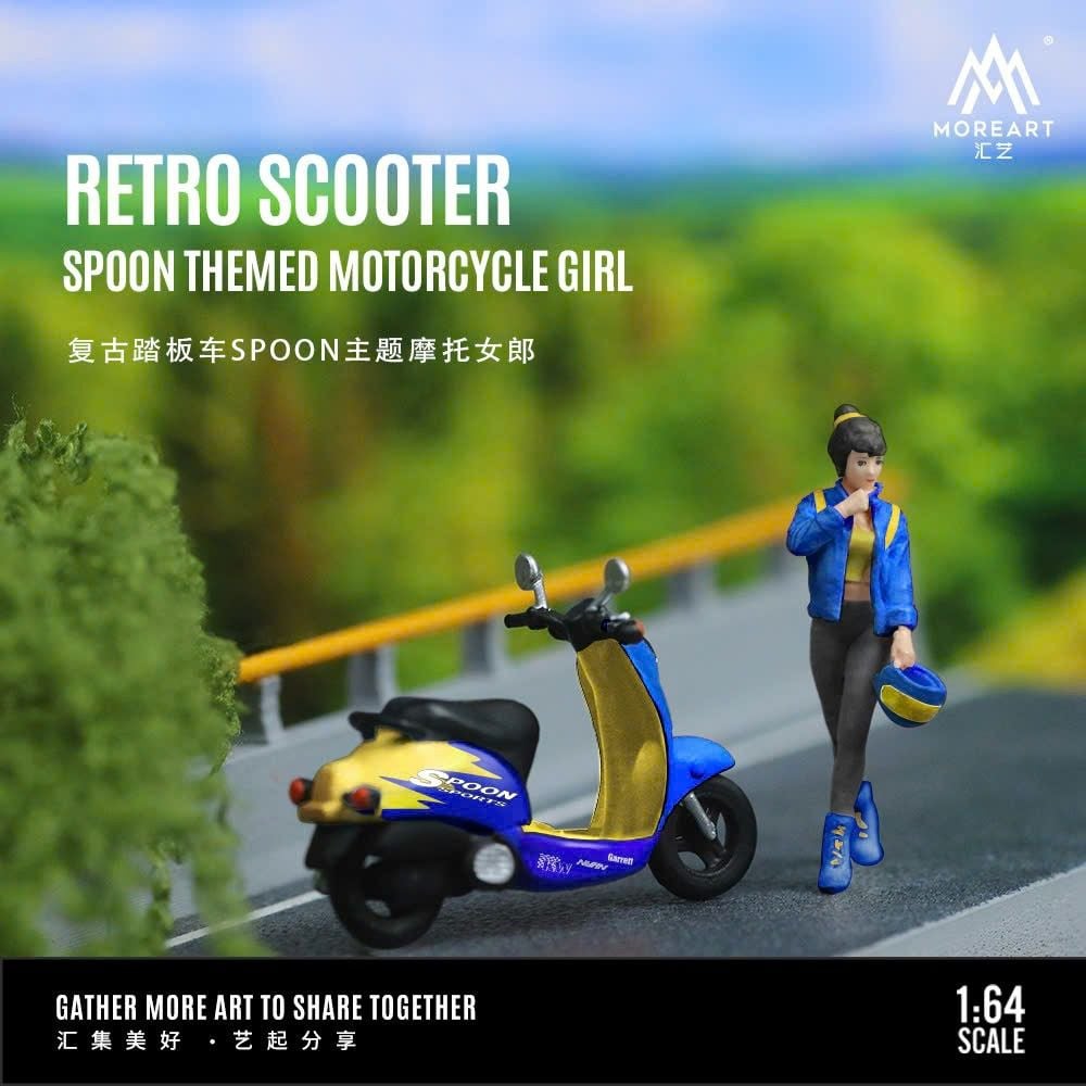  Mô hình xe Volkswagen T1 - Scooter SPOON series tỉ lệ 1:64 Time micro/ More Art MO222122 - TM643921 