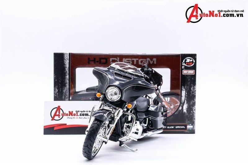  Mô hình xe Harley Davidson 2015 street glide special black 1:12 Maisto 1783 