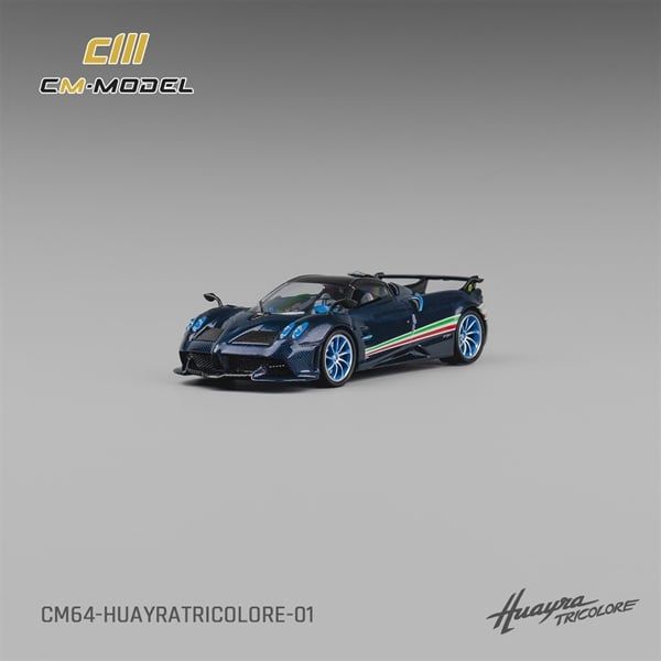  Mô hình xe Pagani Huayra Tricolor tỉ lệ 1:64 CM Model CM64-HUAYRATRICOLORE-01 