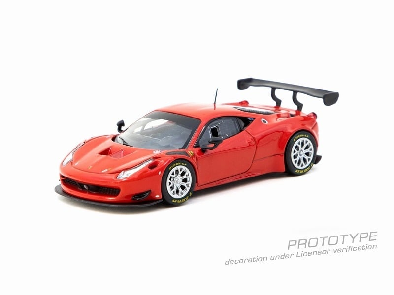  Mô hình xe Ferrari 458 Italia GT3 Red tỉ lệ 1:64 Tarmac Works T64R-074-RE 