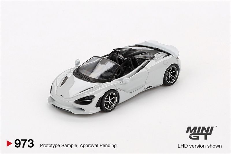  Mô hình xe McLaren 750S Spider Cirrus Grey bản card tỉ lệ 1:64 MiniGT MGT00973 