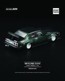  Mô hình xe Skyline C210 Dark Green New Tooling tỉ lệ 1:64 Poprace PR640345 