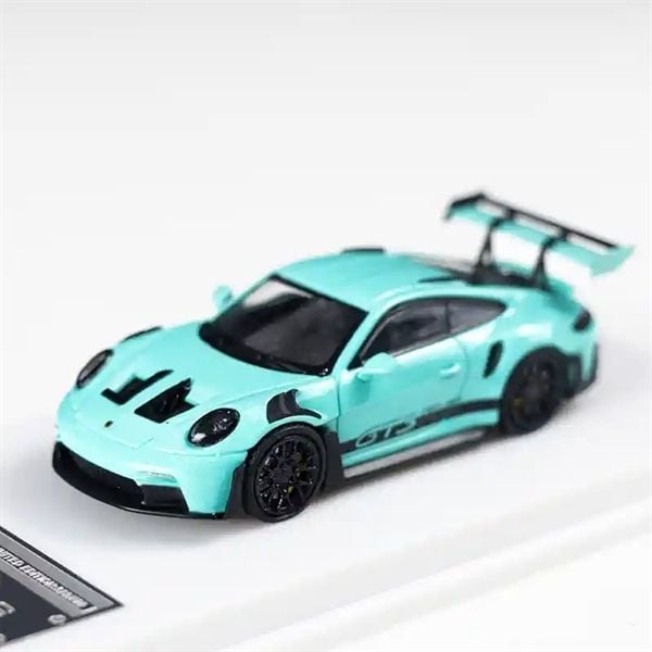  Mô hình xe Porsche 911(992) GT3 RS LMLF tỉ lệ 1:64 có đế và hộp mica LMLF OT64028 