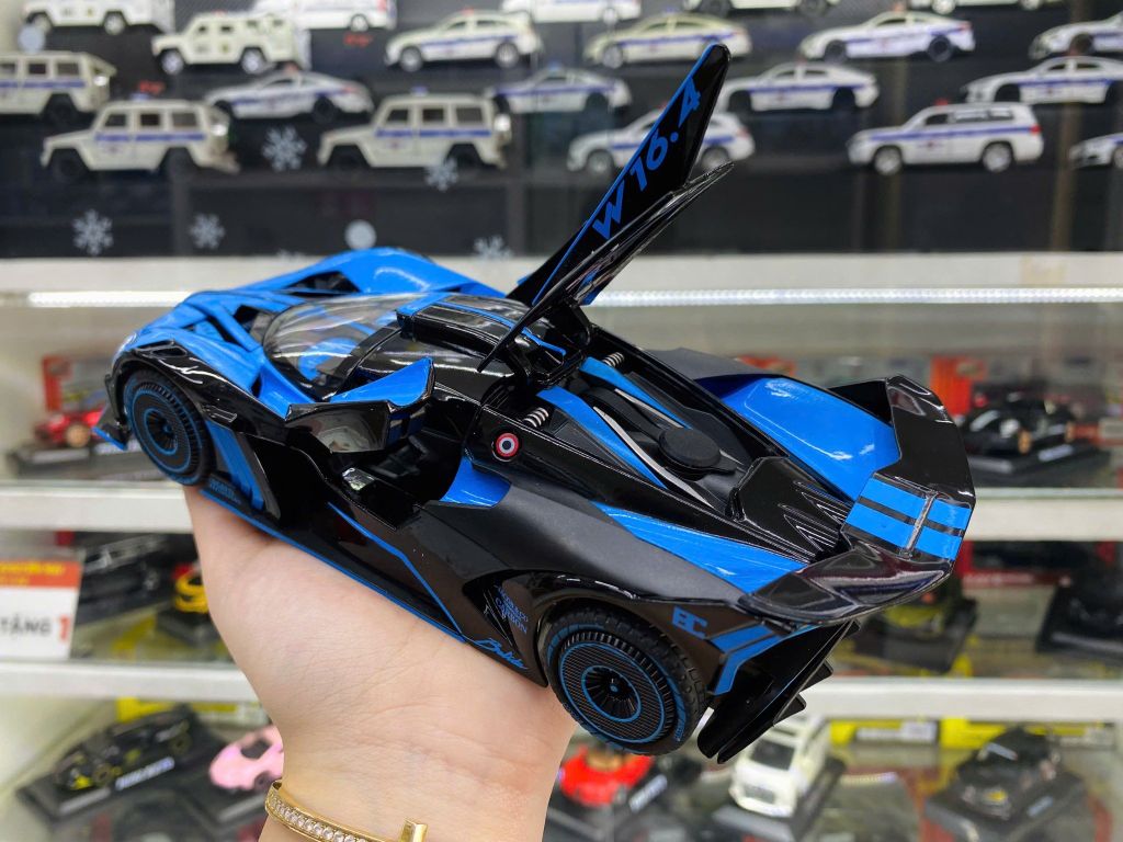 Mô hình xe Bugatti Bolide phun khói - full open 1:24 Chezhi OT133
