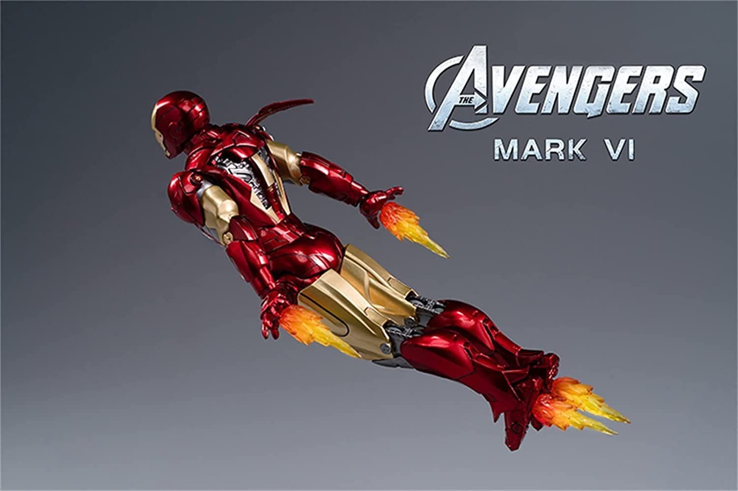  Mô hình nhân vật Marvel Iron man người sắt MK6 Mark VI SHF tỉ lệ 1:10 18CM ZD Toys FG262 