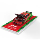  Mô hình xe Nissan GT-R R34 Macron Coating Simulation tỉ lệ 1:64 Time micro TM646310 