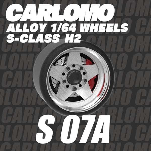  Phụ kiện độ bánh cho xe mô hình Carlomo Wheels S-Class kích thước 9,5mm bằng kim loại tỉ lệ 1:64 Carlomo S0 