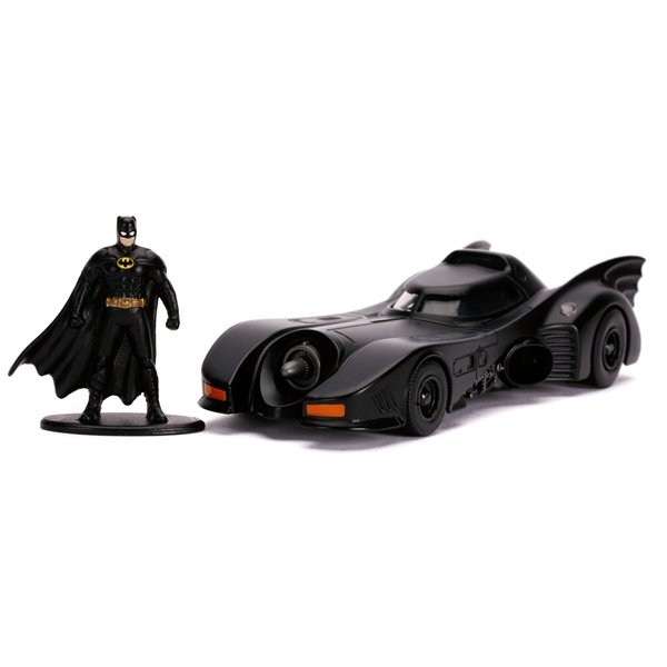  Mô hình xe Batman 1989 Batmobile & Batman Figure DC Comics tỉ lệ 1:32 Jada Toys 31704 