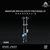  Mô hình trưng bày Electric Pole Model 01 tỉ lệ 1:64 More Art MO641048 
