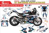  Decal nước tem trùm độ BMW S1000RR Bonovo Action 1:12 Autono1 DC604e 