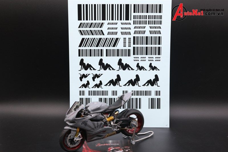  Decal nước Braco Đen 1:10 1:12 20253 DC069 