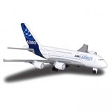  Mô hình máy bay kim loại Airbus A380-800 có bánh xe kích thước 11cm Majorette MB11002 