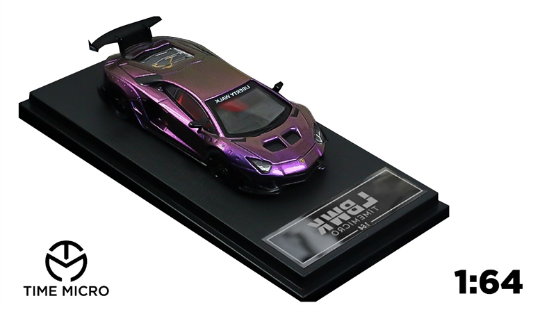  Mô hình xe Lamborghini Aventador LBWK Liberty Walk galaxy tỉ lệ 1:64 Time micro 