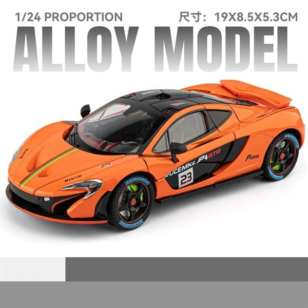  Mô hình xe Mclaren P1 Racing full open full kính đánh lái được tỉ lệ 1:24 Chezhi CZ241411 
