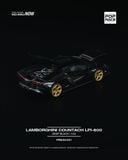  Mô hình xe Lamborghini Countach LPI 800-4 Deep Black tỉ lệ 1:64 PopRace PR640341 