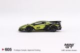  Mô hình xe Lamborghini LB-Silhouette WORKS Aventador GT EVO Lime tỉ lệ 1:64 MiniGT MGT00605-CH 