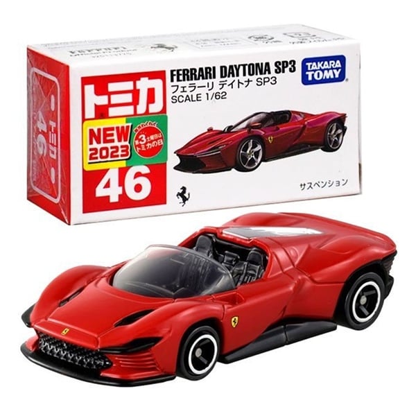  Mô hình xe Ferrari Daytona Sp3 No.46-11 tỉ lệ 1:62 Tomica 188865 