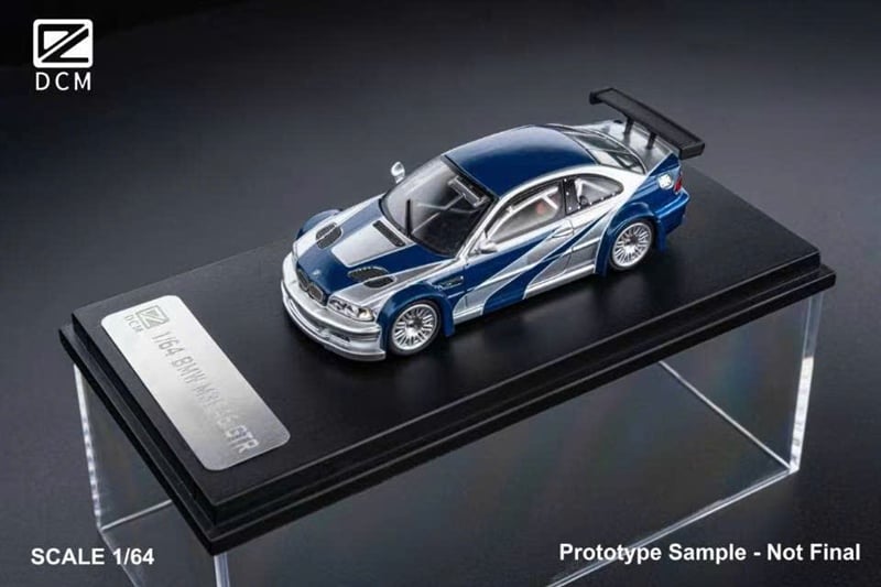 Mô hình xe BMW E46 Need for Speed limited 999pcs tỉ lệ 1:64 DCM models OT64437 