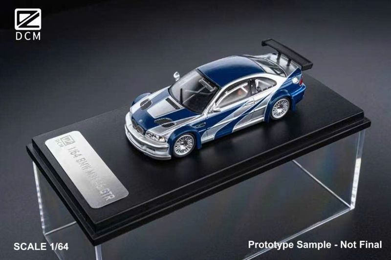  Mô hình xe BMW E46 Need for Speed limited 999pcs tỉ lệ 1:64 DCM models OT64437 