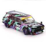  [Hàng Loose] Mô hình xe DATSUN 510 WAGON HKS V1 tỉ lệ 1:64 Kaido House KHMG144L (Loose) 