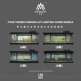 Hộp trưng bày mô phỏng hầm đỗ xe có đèn, mica, kèm dây đèn, D tỉ lệ 1:64 MoreArt MO960116 