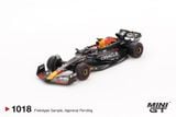  Mô hình xe Oracle Red Bull Racing RB20 #1 Max Verstappen 2024 F1 2024 Bahrain GP Winner bản Card tỉ lệ 1:64 MiniGT MGT01018 (NO CHASE CAR) 