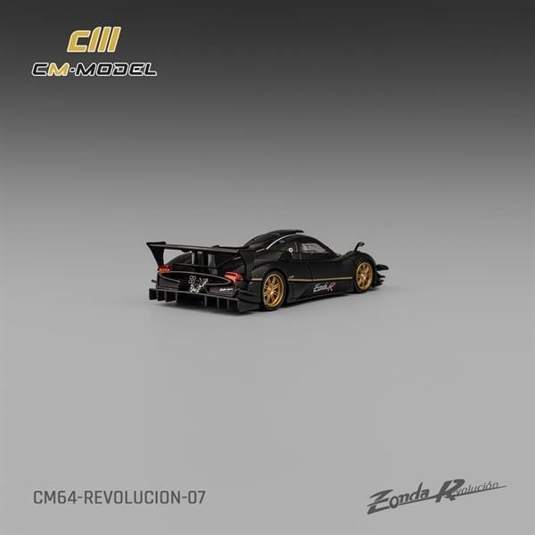  Mô hình xe Pagani Zonda Revolucion Drycarbon có bánh xe thay thế tỉ lệ 1:64 CM model CM64-REVOLUCION-07 