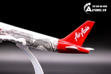  Mô hình máy bay Air Asia 100th Dragon Airlines Airbus A320 16cm MB16142 