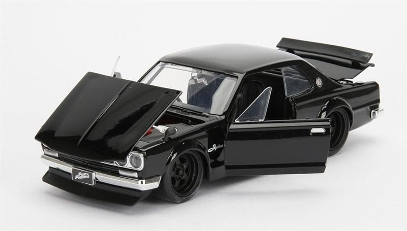  Mô hình xe Fast & Furious Brian's Nissan Skyline 2000 GT R (KPGC10) tỉ lệ 1:24 Jada Toys 99686 