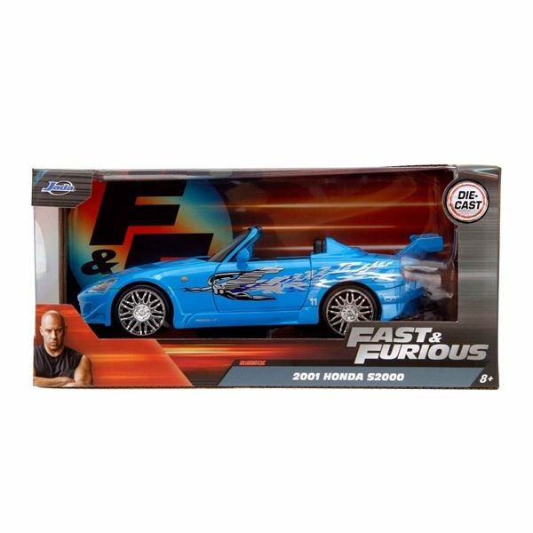  Mô hình xe Honda S2000 2001 Fast & Furious full open tỉ lệ 1:24 Jada toys 35875 