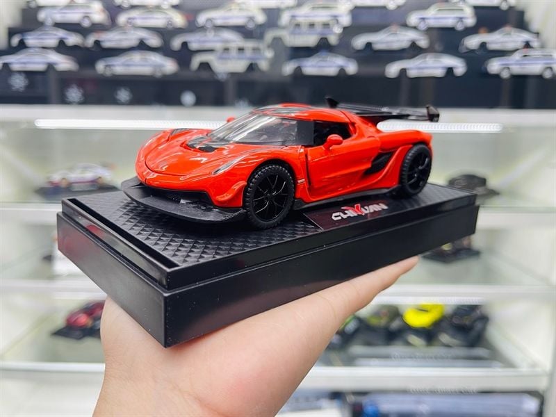  Mô hình xe Koenigsegg Jesko full open có đèn âm thanh tỉ lệ 1:32 Alloy model OT32044 