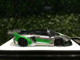  Mô hình xe Lamborghini Aventador LP700 2.0 GT EVO silver green tỉ lệ 1:64 Time micro 