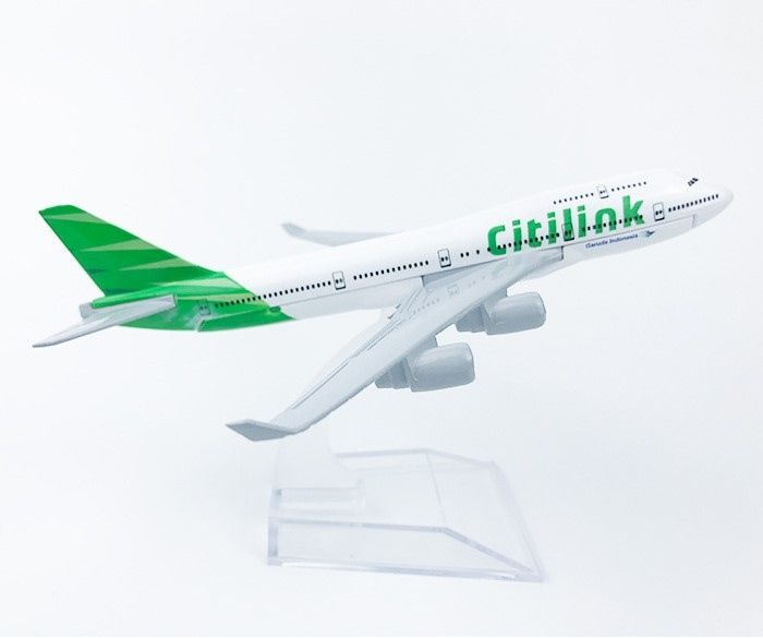  Mô hình máy bay Indonesia Citilink Airways Boeing B747 16cm MB16030 