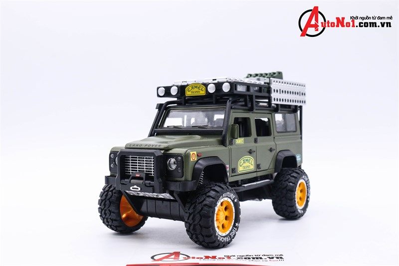  Mô hình xe Land Rover Trophy 91 Camel Army 1:28 Newao OT015 