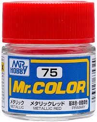  Lacquer c75 metallic red sơn mô hình màu đỏ trong suốt Lacquer 10ml Mr.Hobby C75 