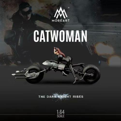  Mô hình nhân vật và xe Cat Woman - The Dark Knight Rises tỉ lệ 1:64 MoreArt MO642010 