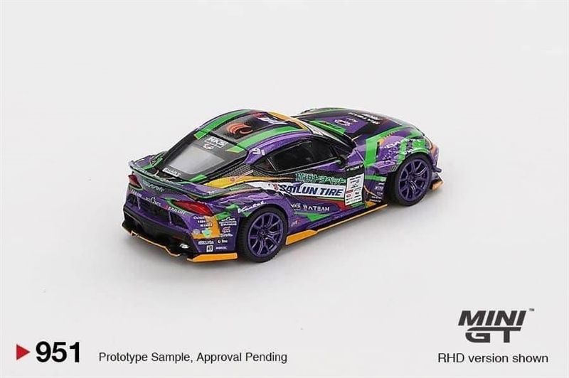  Mô hình xe Toyota GR Supra KUHL 2021 D1GP EVANGELION RACING / D1 bản card tỉ lệ 1:64 MGT00951 