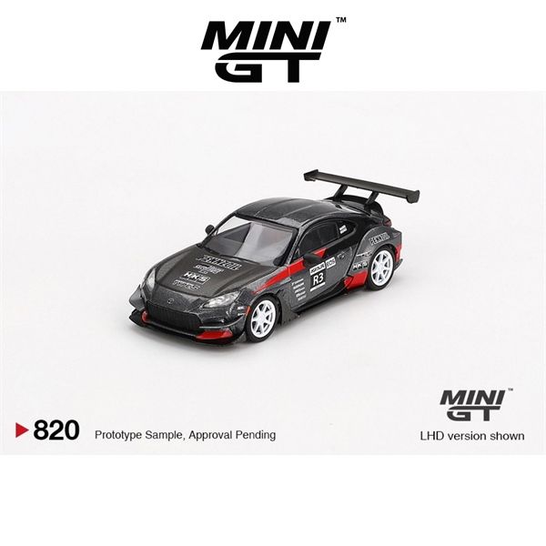  Mô hình xe Toyota GR86 Larry Chen's HKS Turbocharged GR86 LHD tỉ lệ 1:64 bản card MINIGT MGT00820-BL 