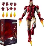  Mô hình nhân vật Marvel Iron man người sắt MK6 Mark VI SHF tỉ lệ 1:10 18CM ZD Toys FG262 