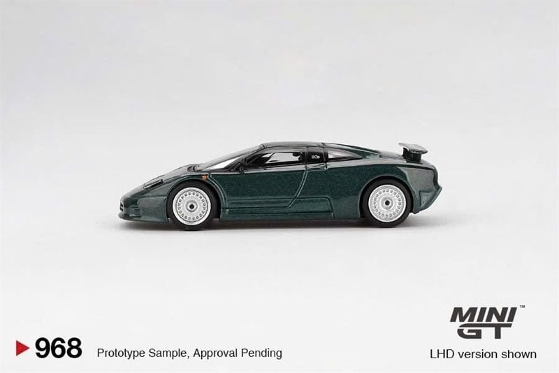  Mô hình xe Bugatti EB110 GT Verde Scuro tỉ lệ 1:64 MiniGT MGT00968-CH 