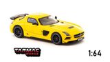  Mô hình xe Mercedes-Benz SLS AMG Coupé BlackYellow tỉ lệ 1:64 Tarmac Works 