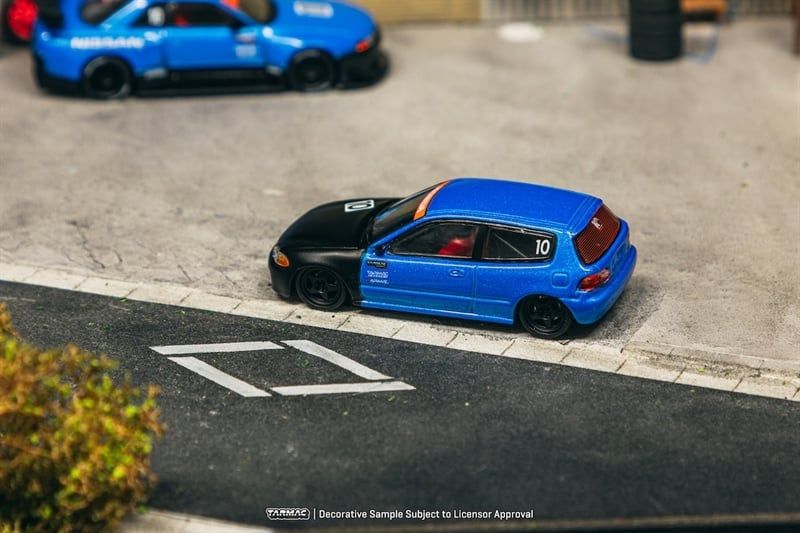  Mô hình xe Honda Civic EG6 10th Anniversary tỉ lệ 1:64 Tarmac Works x HOBBY64 T64-TL001-10TH 
