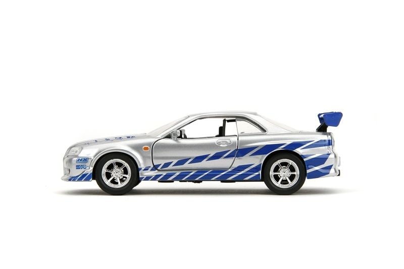  Mô hình xe Nissan GTR-R34 Skyline Brian's Fast & Furious tỉ lệ 1:32 Jada 24075 
