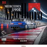  Mô hình xe Mercedes-Benz 190E W201, HWA concept modification version tỉ lệ 1:64 Rhino Model OT64260 